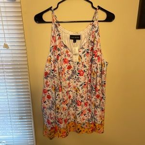 NWT Lane Bryant floral tank
